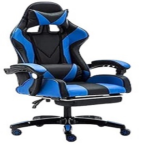 Divyam Variables High-Back Leather Gaming Desk Chair