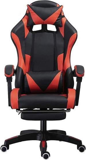 Gaming Chair with Footrest